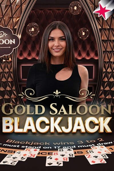 Obrazovka hry Gold Saloon Blackjack v nabídce Betwest
